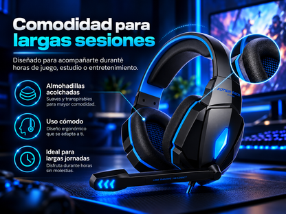 Headset Gamer Pro con Micrófono – 40% off