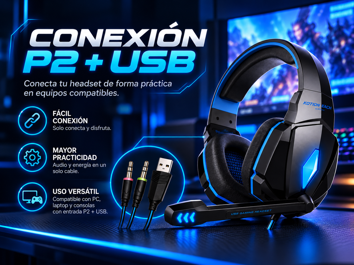 Headset Gamer Pro con Micrófono – 40% off