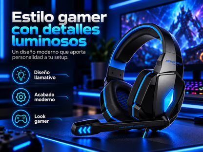 Headset Gamer Pro con Micrófono – 40% off