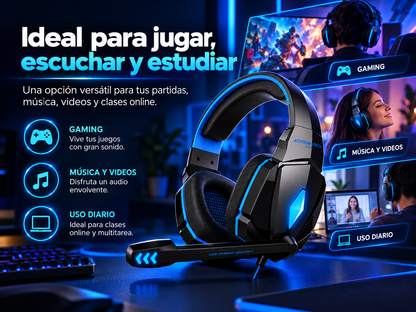 Headset Gamer Pro con Micrófono – 40% off